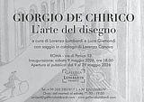 mostra GalleriaLombardi DeChiricoArteDisegno