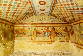 NecropoliEtrusca TombaDeiLeopardi