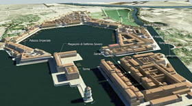 PortoClaudio Traiano 3D